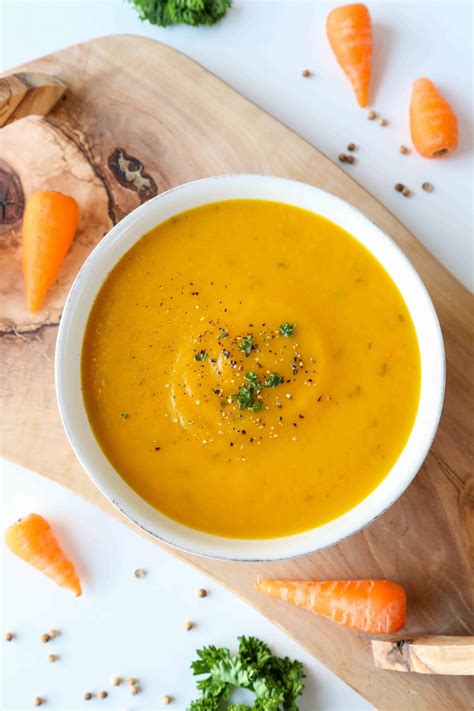 Quick and Easy Carrot and Coriander Soup