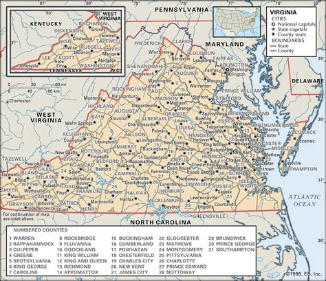 Historical Facts of Virginia Counties and Independent Cities