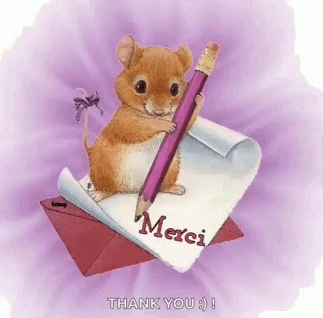 Merci Cute GIF - Merci Cute Mouse - Discover & Share GIFs