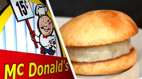 I Tried To Re-Create McDonald's Original 15¢ Hamburger From 1955 | Fine ...