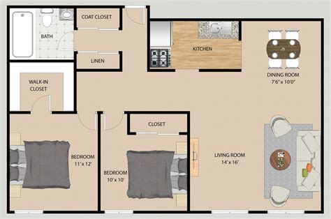 2D Floor Plan Images - floorplans.click