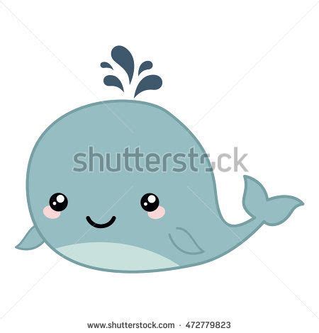 Cute cartoon whale | Dessins mignons, Peinture baleine, Baleine dessin