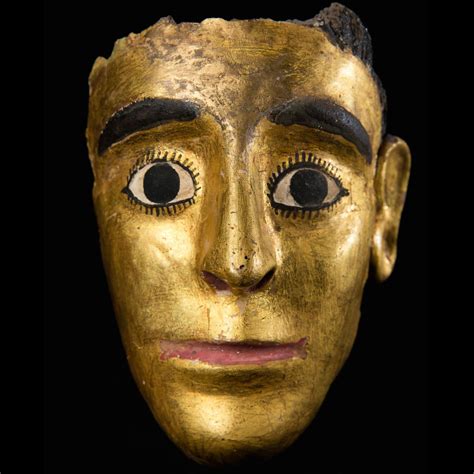 Rare Gold Mask, Old Egypt- Musée de Montelimar (0 - 100) Inquire+FavoriteBuy Description Faiyum ...