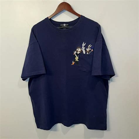 Vintage Vintage 90s Embroidered Looney Tunes T Shirt | Grailed