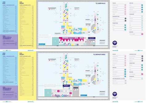 Sydney airport terminal 2 map - Ontheworldmap.com