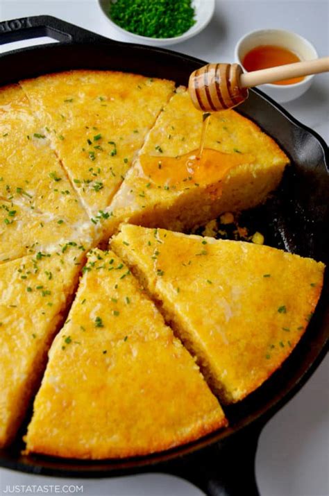 Simple Skillet Cornbread - Just a Taste