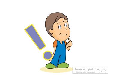 Education School Clipart - animated-exclamation-mark - Classroom Clipart