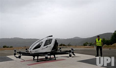 Photo: A Drone Taxi Takes A Test Flight In Jerusalem - JER2023091303 - UPI.com