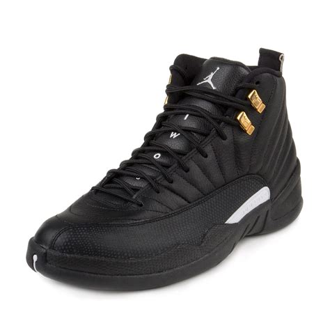 Nike Mens Air Jordan 12 Retro Black/White-Metallic Gold 130690-013 - Walmart.com