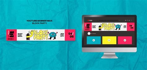 Free PSD | Block party template design