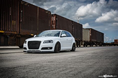 Fancy Doesn't Get Better than White Audi A3 with Blacked Out Mesh ...