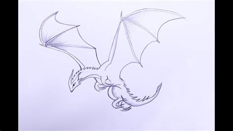 Drawings Of Dragons Flying