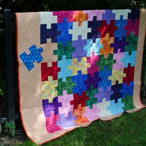 Puzzle Quilt Pattern - Etsy