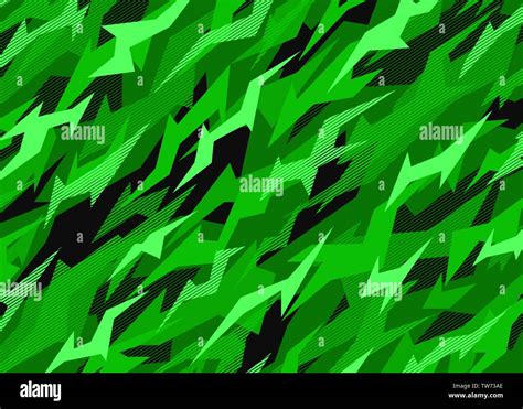 Neon green camouflage pattern. Modern abstract camo Vector background illustration for web ...