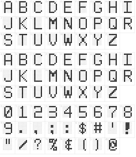 Led Board Font Download