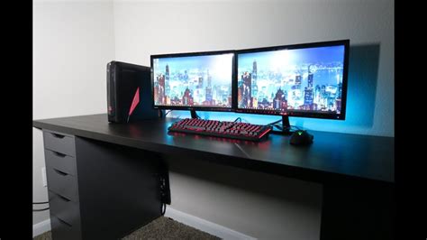 IKEA Gamer Desk Build - YouTube