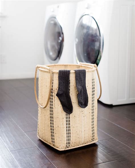 NEEPA HUT: Woven Laundry basket Storage with Handles