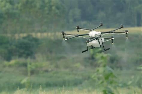 DJI's agriculture drone takes to the air down on the farm