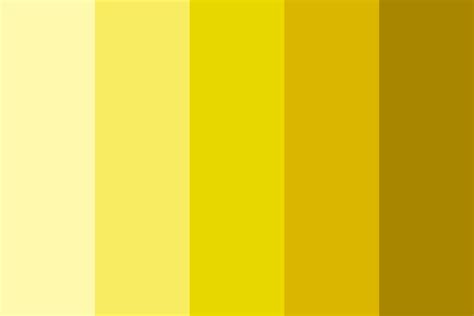 Shades of Yellow Color Palette