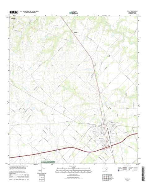 Mytopo Sealy, Texas Usgs Quad Topo Map - Sealy Texas Map | Printable Maps