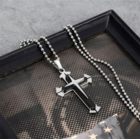 Christian Cross Pendant Necklace - Etsy