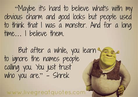 Inspirational Shrek Quotes. QuotesGram