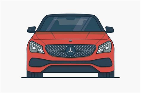 Mercedes-Benz CLA Vector Elements Recolor Resize