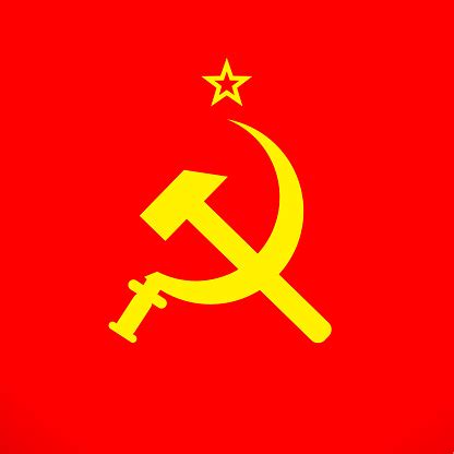 Ussr Sickle And Hammer Soviet Russia Union Symbol Stock Illustration - Download Image Now - iStock