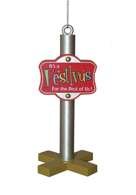 Seinfeld Festivus Pole Molded Ornament