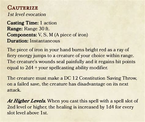 Dnd 5e Sorcerer Spell List