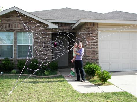 25 ft GIANT Spider Web Halloween House Prop