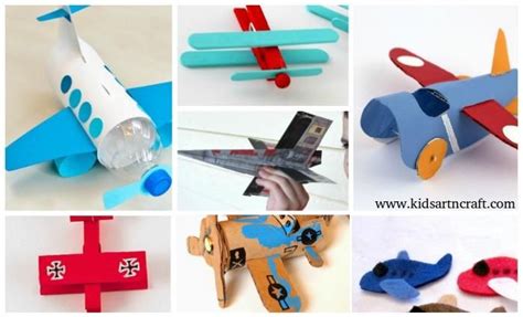 23 Kids loving Airplane Crafts - Kids Art & Craft Airplane Crafts, Crafts For Kids, Arts And ...