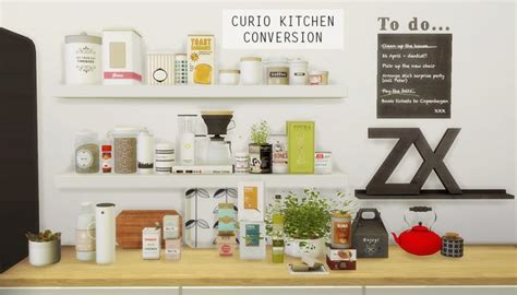 Curio Kitchen Clutter Conversion by Mio - Liquid Sims