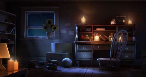 Study Night by Robert Craig | 3D | CGSociety | Living room background ...