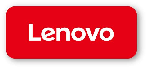 Lenovo company logo with realistic shadow. Popular computer and laptop manufacturing companies ...