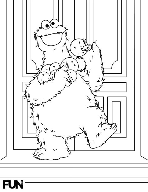 Elmo Sesame Street Coloring Pages