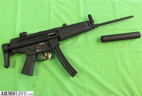 ARMSLIST - For Sale: HK MP5 .22LR carbine with fake suppressor # 7151