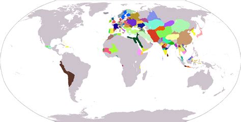 Map of the World, 1500. More history maps >> - Maps on the Web