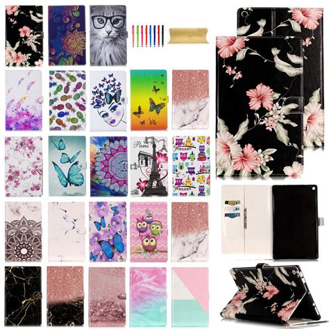 For Amazon Kindle Fire HD 10 9th Gen 2019 Slim Tablet Case Flip PU ...