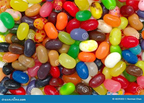 Multi Color Jelly Beans Stock Photos - Image: 4039303