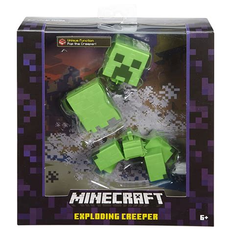 Mattel Minecraft Action Figure Exploding Creeper - Shop Action figures & dolls at H-E-B