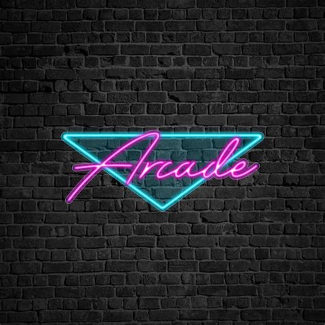 Retro Arcade Neon Sign Your Arcade / Man-cave LED Sign / - Etsy