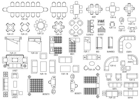 Furniture layout detail drawing presented in this autocad drawing file download this 2d autocad ...