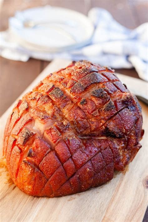 Brown Sugar Ham (Baked Ham Glaze) (Video) - A Spicy Perspective