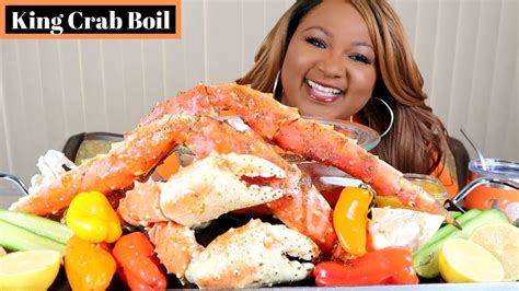 Seafood Boil Mukbang Challenge W Lobster King Crab Blue Crab Clams | Hot Sex Picture