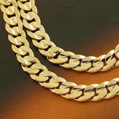 Gold Chains For Men 24k Real Gold