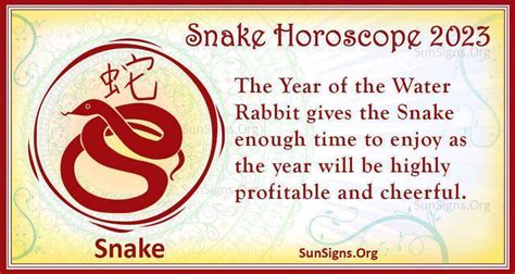 Snake Horoscope 2023 - Luck and Feng Shui Predictions! - SunSigns.Org