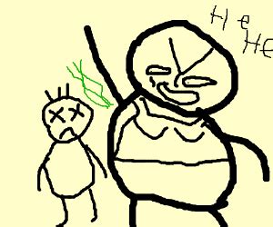 Smell my stinky armpit! - Drawception