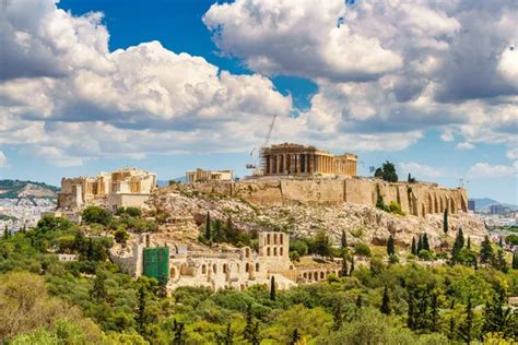 Acropolis at sunset Stock Photo by ©sborisov 6366074