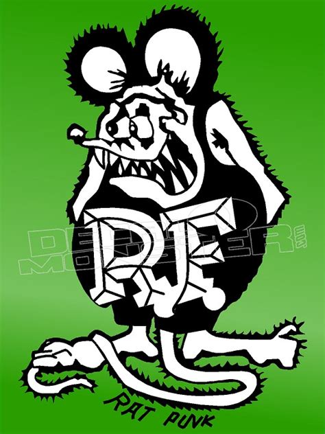 Rat Fink Silhouette 4 Decal Sticker - DecalMonster.com